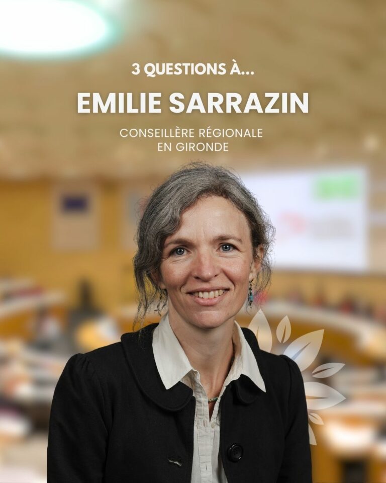 3 questions à... Emilie Sarrazin
