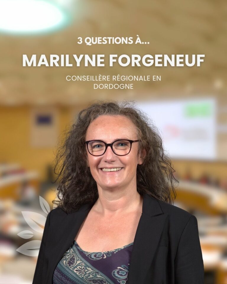 3 questions à... Marilyne Forgeneuf