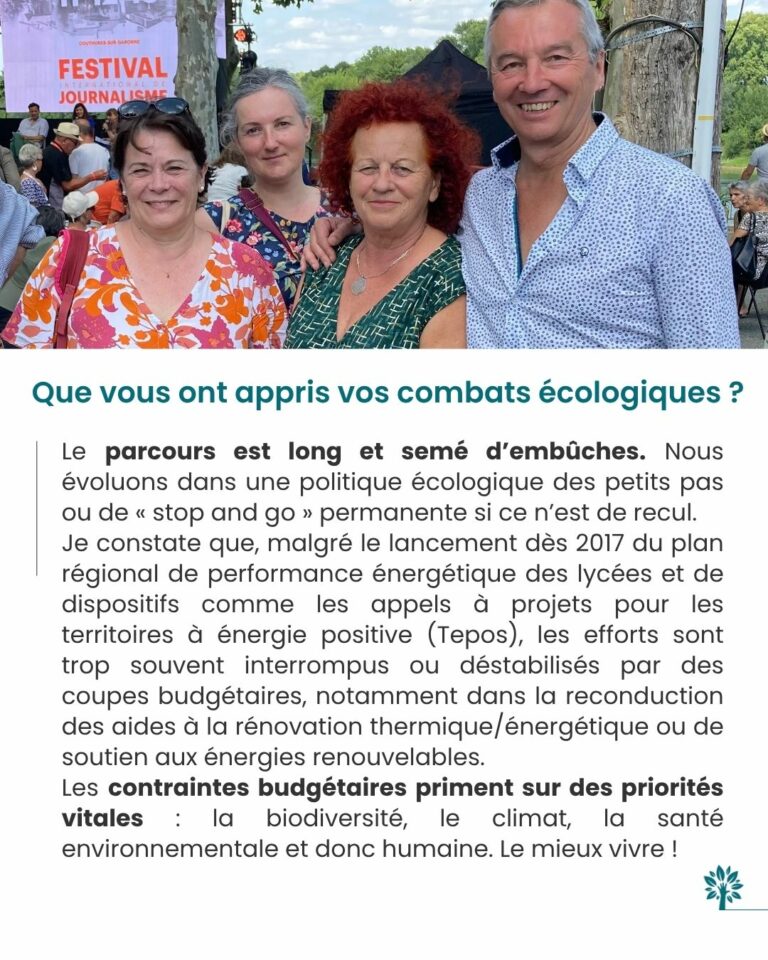 3 questions à... Maryse Combres