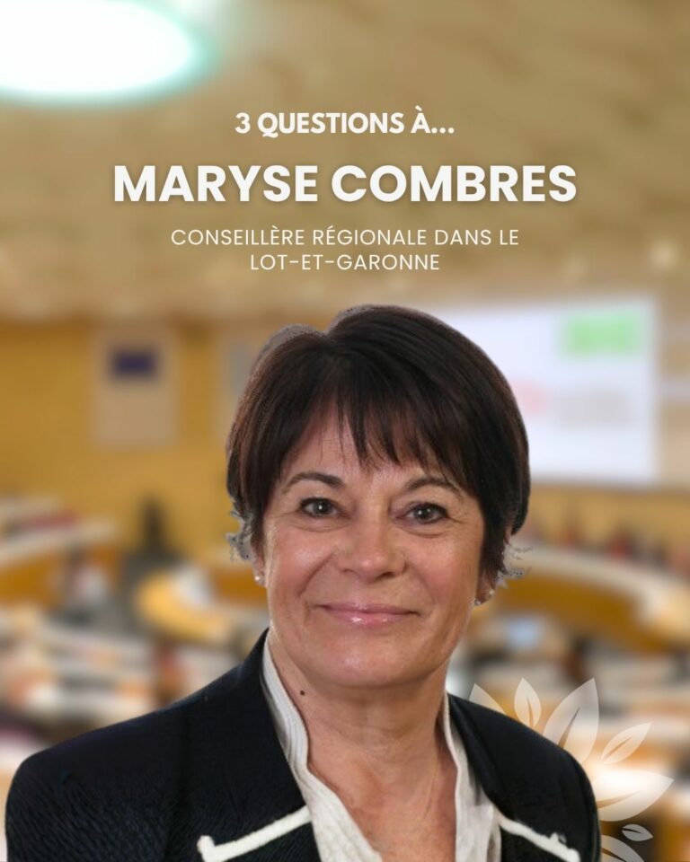 3 questions à... Maryse Combres